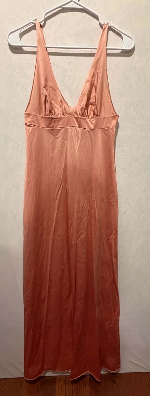 Vanity Fair Slip Dress, Light Coral, Size 32